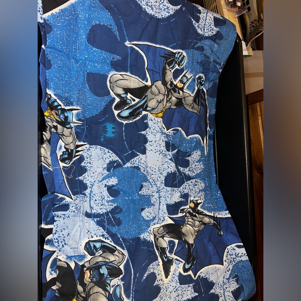 Vintage Marvel Batman 🦇 84” Valance Set of 2
